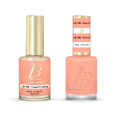 IGEL LB DUO - LB166 PEACH FROSTING