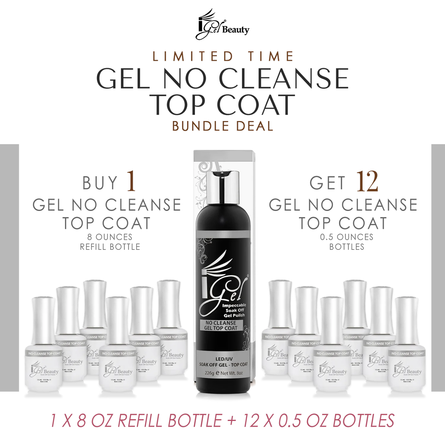 IGEL GEL NO CLEANSE TOP COAT