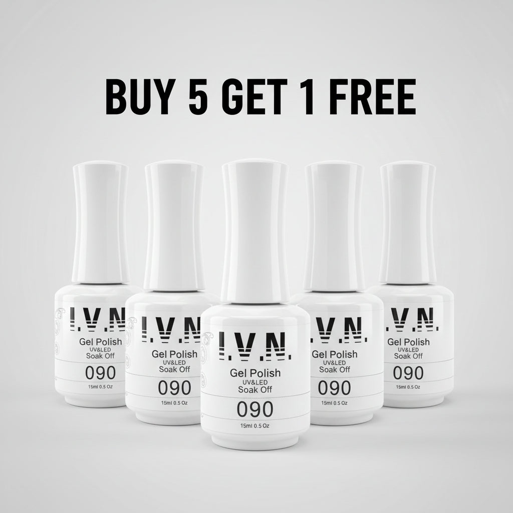 IVN PURE WHITE GEL POLISH 0.5OZ.