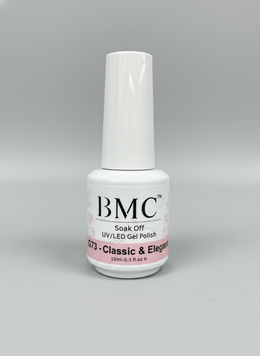 BMC G73 CLASSIC & ELEGANT GEL POLISH 0.5OZ.