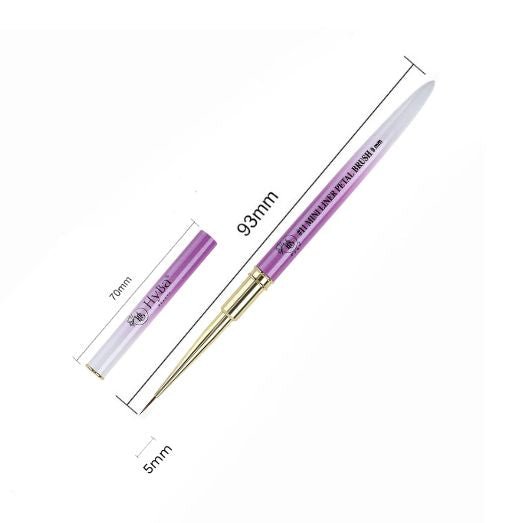 MINI LINER PETAL Nail Brush / 9mm - 100% Kolinsky Hair #11