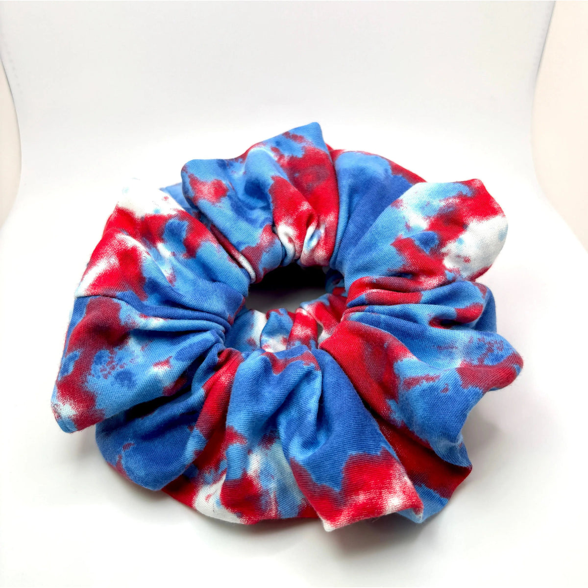 Tie Dye Patriotic Scrunchie