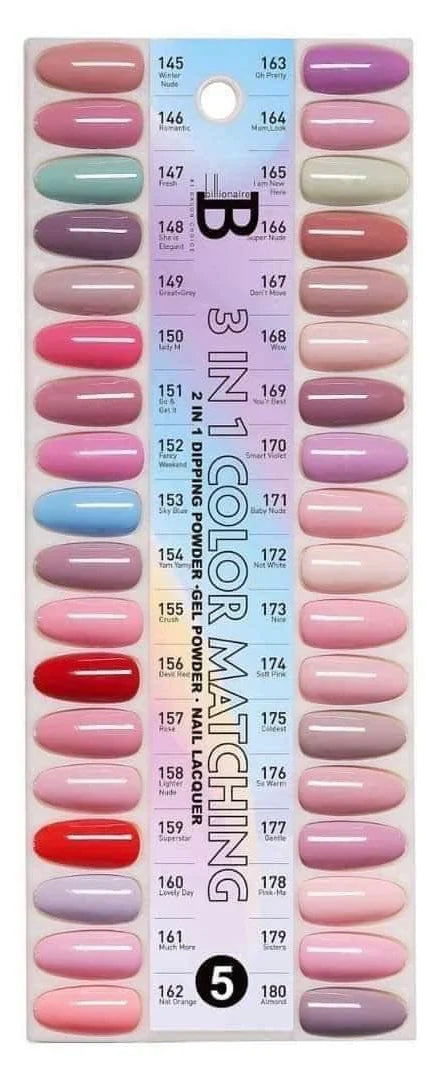 Billionaire Trio Matching 36 Colors Tray#5 (145-180)