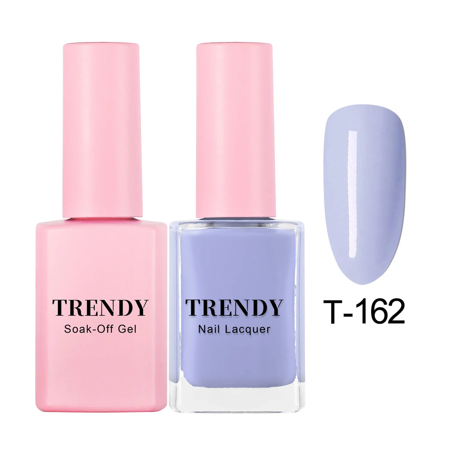 T-162 MAUVE BLUE | TRENDY DUO GEL & LACQUER