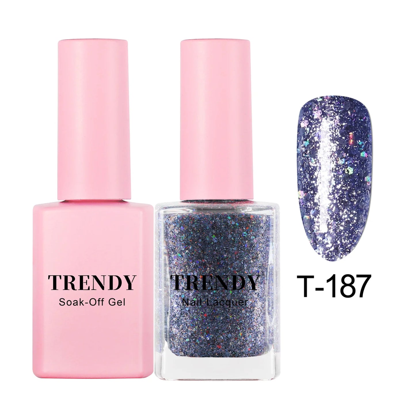T-187 ONE MORE TIME | TRENDY DUO GEL & LACQUER