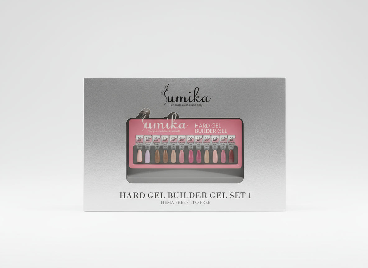 SUMIKA HARD GEL BUILDER GEL COLLECTION - SET OF 13 COLORS