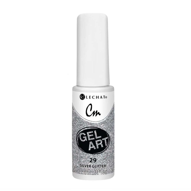 LECHAT CMG GEL ART - CMG29 SILVER GLITTER GEL