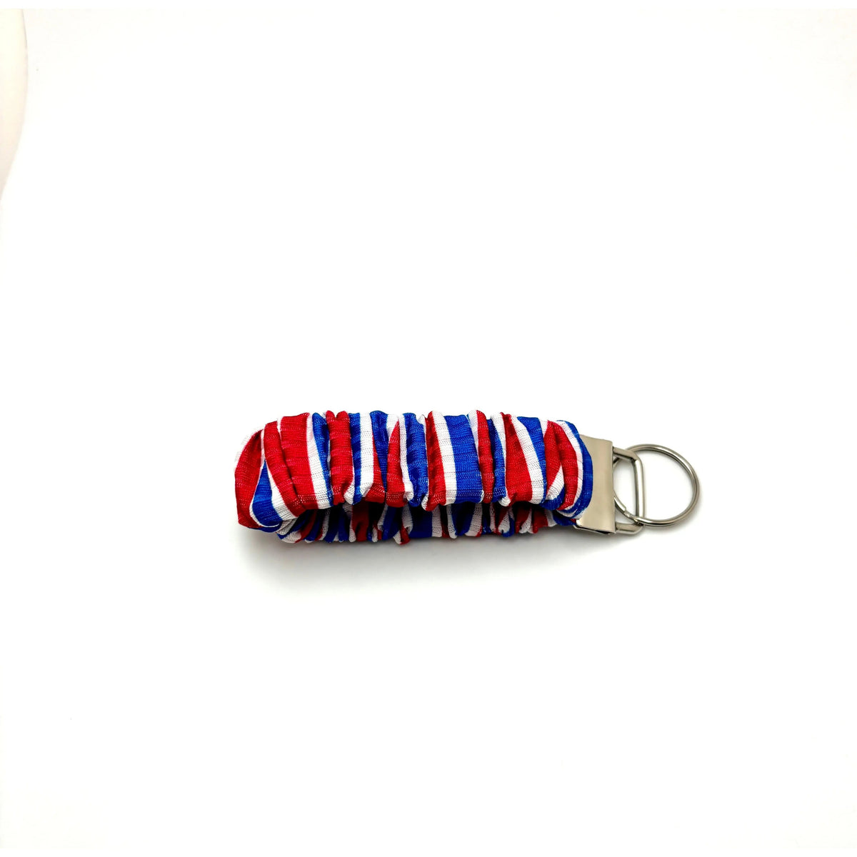 4th of July Striped Scrunchie Wristlet