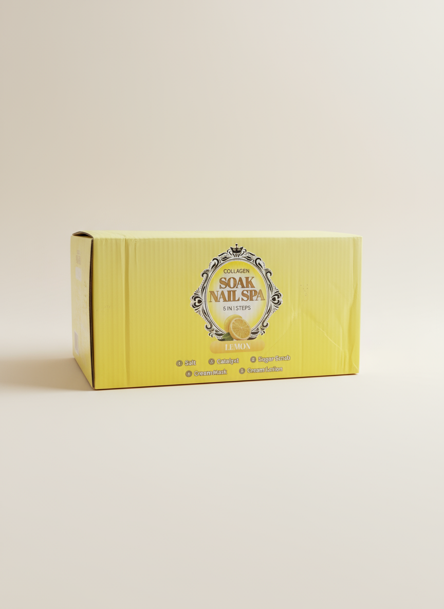 BB COLLAGEN SOAK NAIL SPA 5IN1 - LEMON