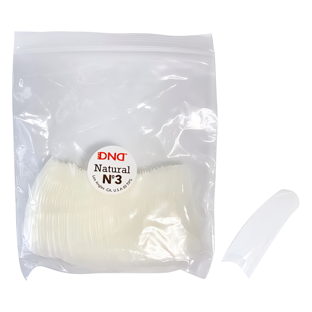 CAJA DE PUNTAS DE UÑAS NATURALES DND