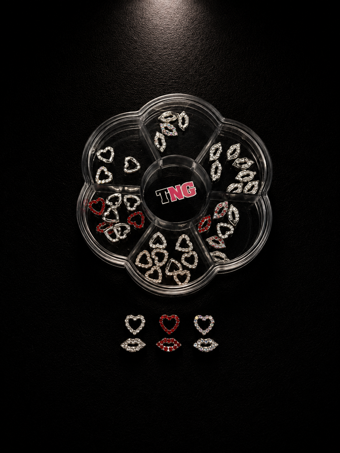 TheNailGoatCo 48 pcs ‘Love Day ’ Nail Charms