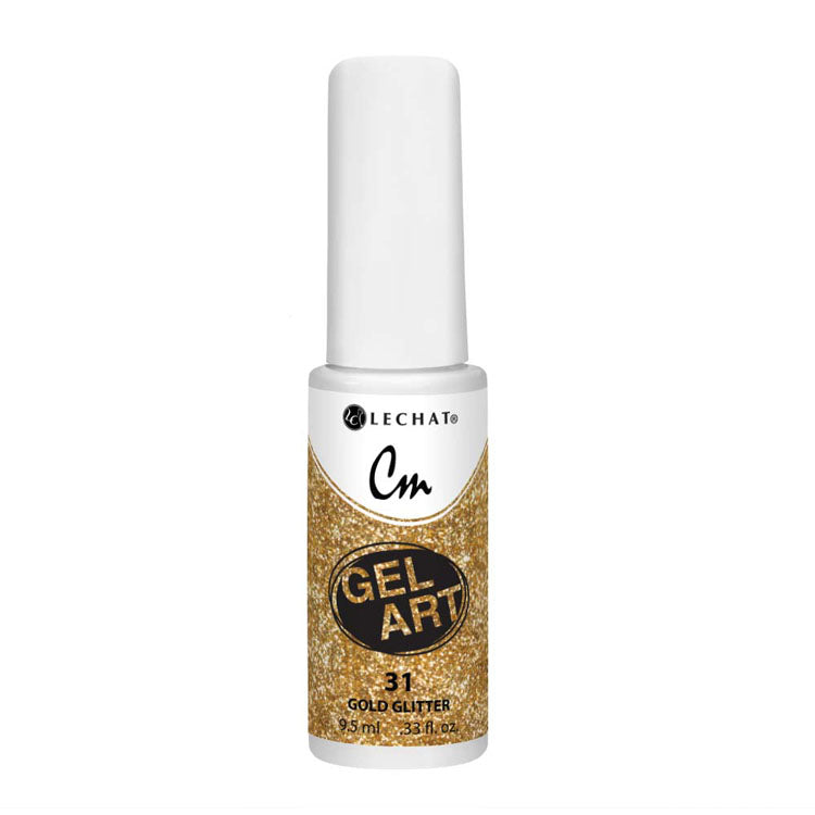 LECHAT CMG GEL ART - CMG31 GOLD GLITTER GEL