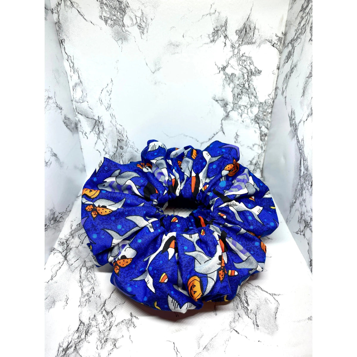Halloween Shark Scrunchie