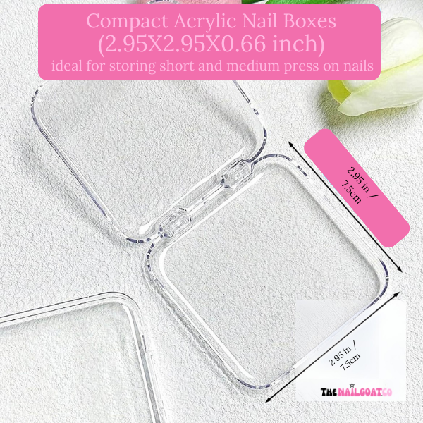 TheNailGoatCo NAIL ART DISPLAY case for press- on nails