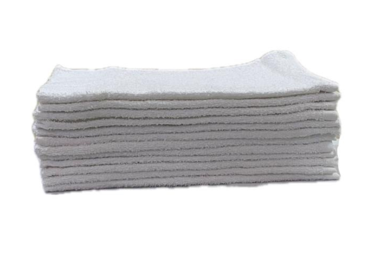 PREMIUM 100% COTTON TOWELS 16X27 - 12PCS/BAG