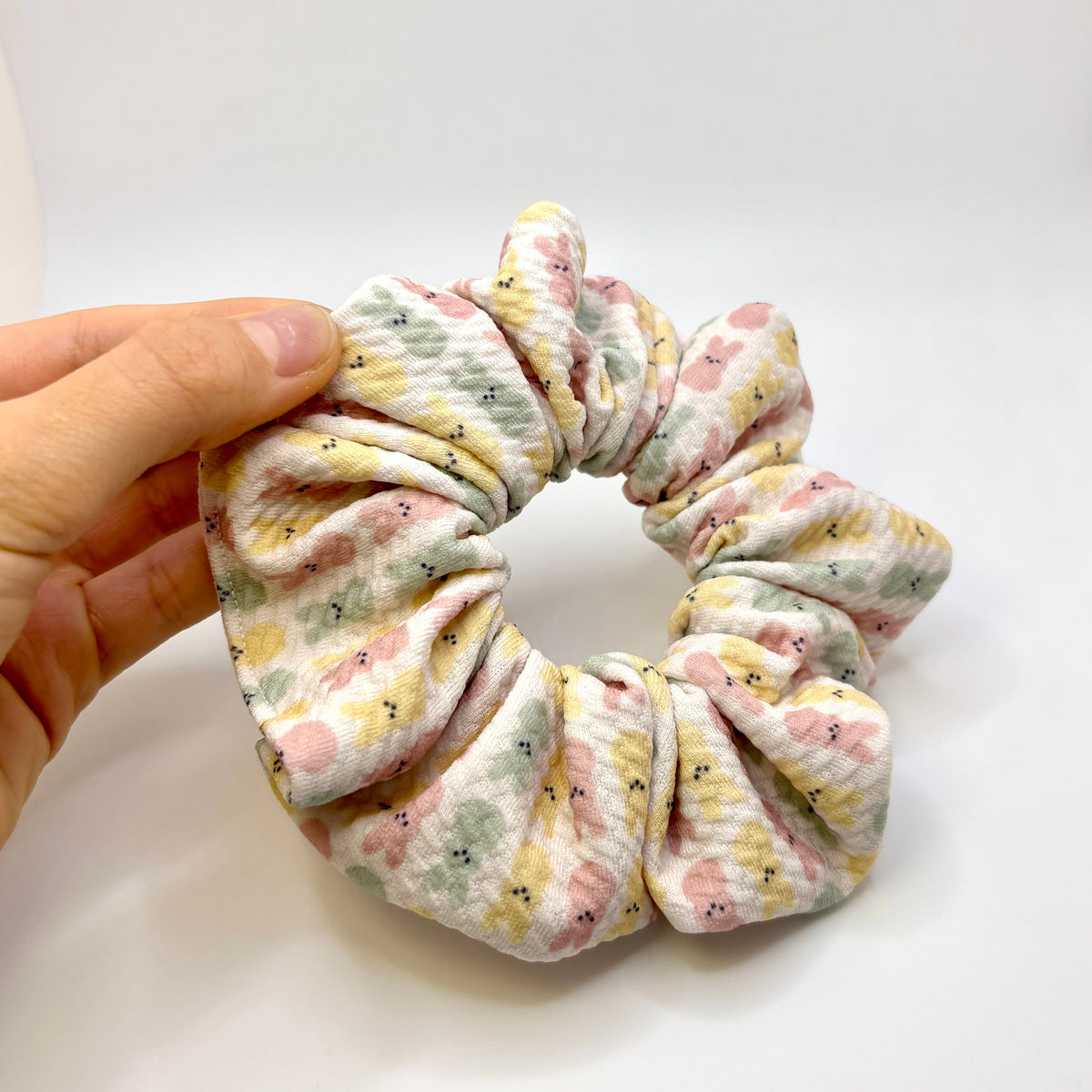 Mini Baby Peep Easter Bullet Scrunchie