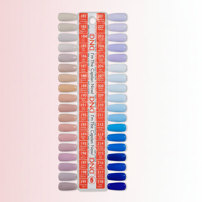 DND DUO HEMA & TPO FREE I'M THE CAPTAIN NOW - 36 COLORS TRAY NO.6