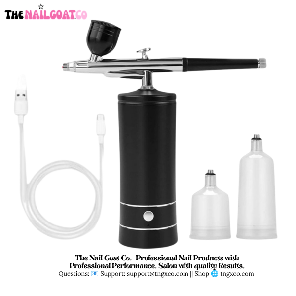 TheNailGoatCo Rechargeable Cordless Airbrush Compressor