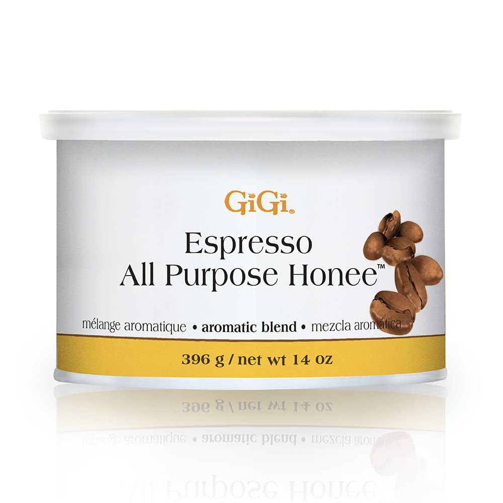 GIGI ESPRESSO ALL PURPOSE HONEE HAIR REMOVAL WAX 14 OZ.
