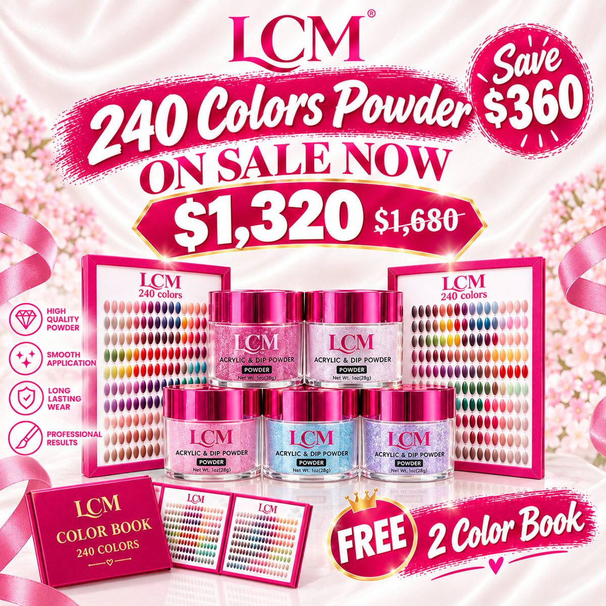 LCM HEMA & TPO FREE COLLECTION - 240 COLORS