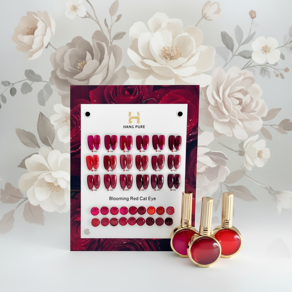 HANG BLOOMING RED CAT EYE COLLECTION - 18 COLORS