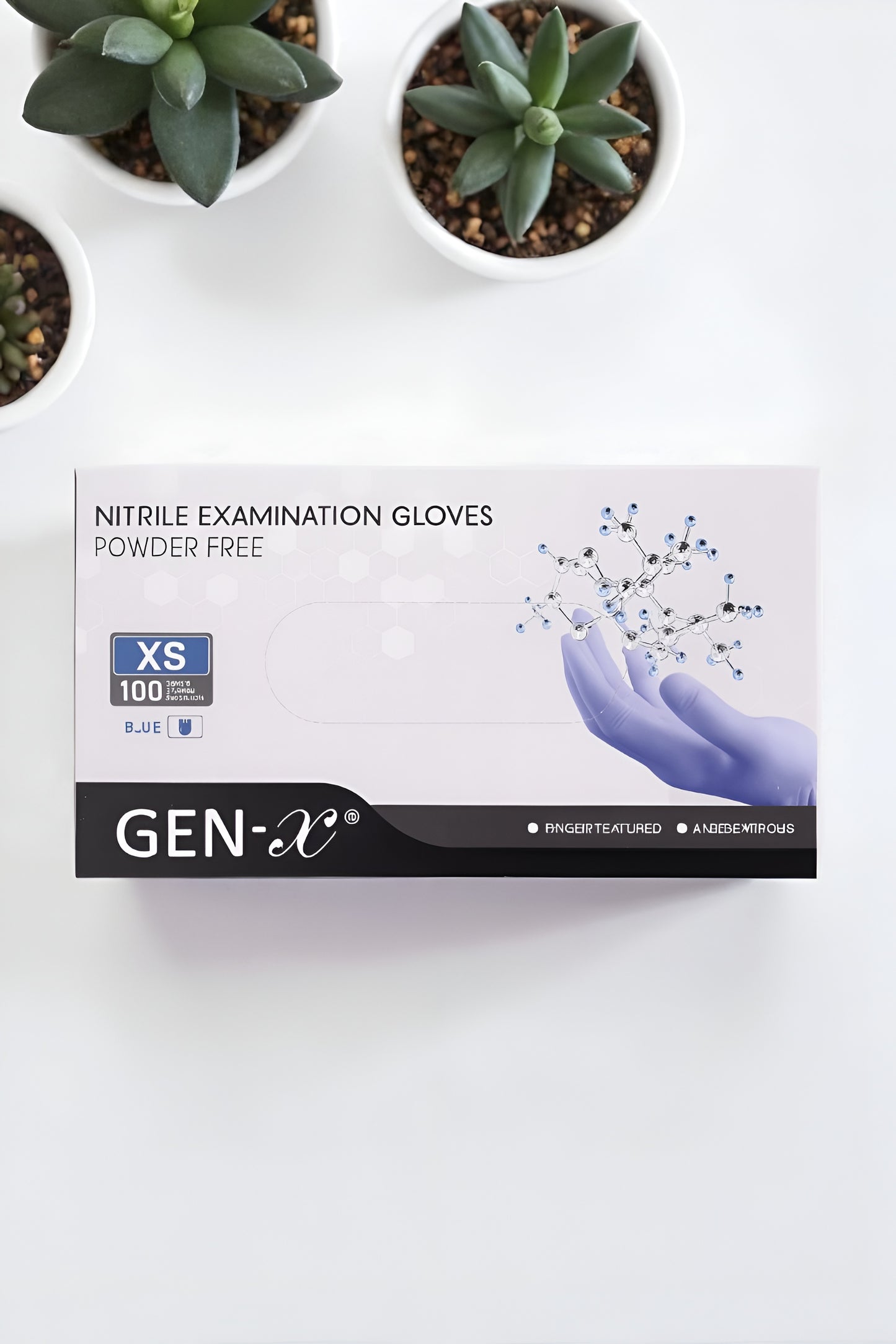 GEN-X NITRILE GLOVES - EXTRA SMALL