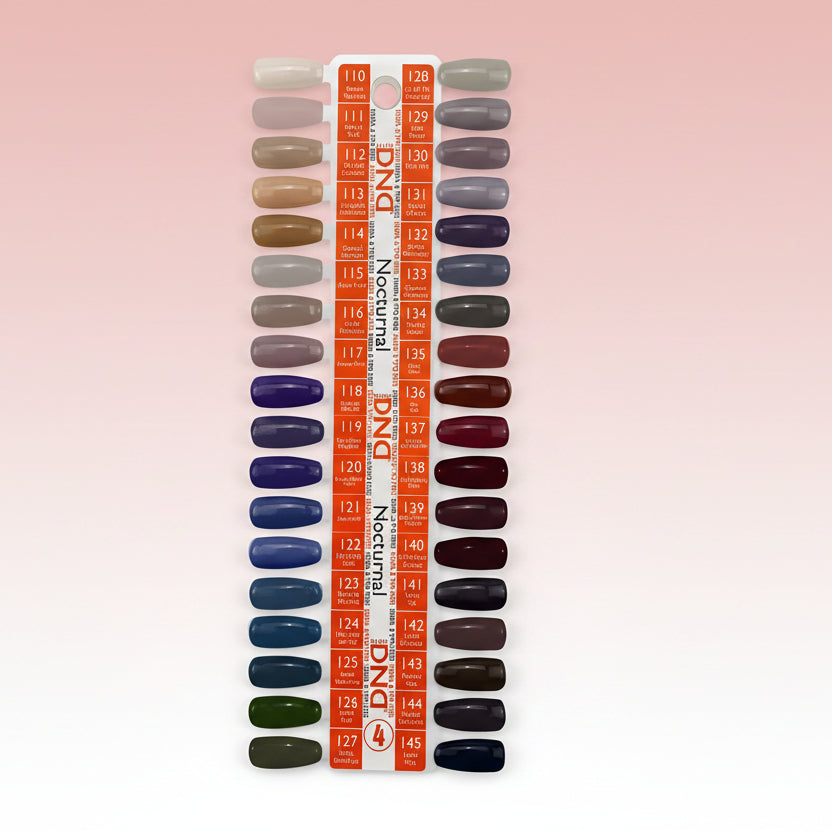 DND DUO HEMA & TPO FREE NOCTURNAL - 36 COLORS TRAY NO.4