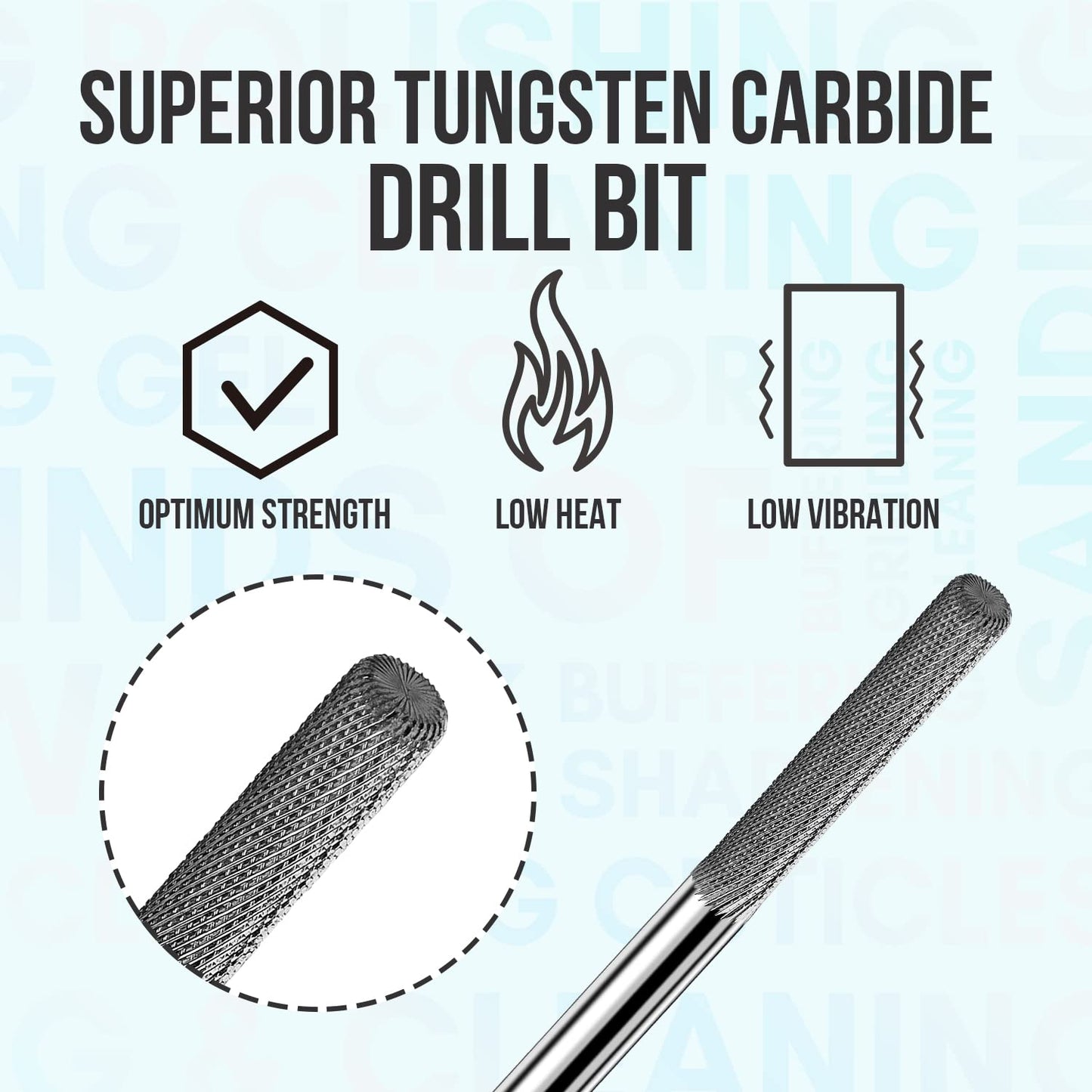 PREMIUM CUTICLE NAIL DRILL BIT 3/32"