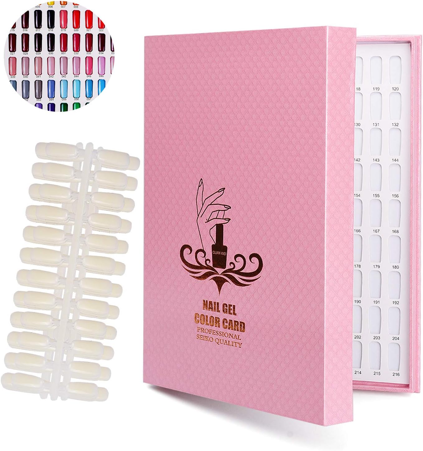 216 NAIL TIPS COLOR CHART DISPLAY BOOK