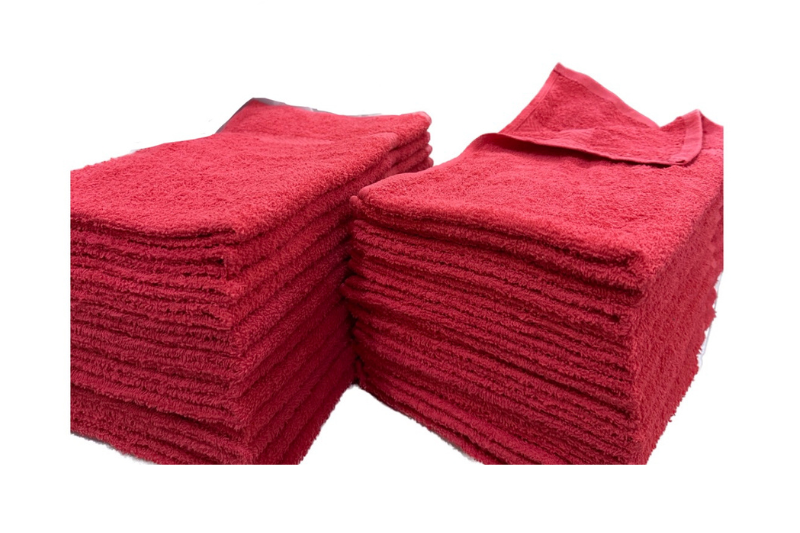 PREMIUM 100% COTTON TOWELS 16X27 - 12PCS/BAG