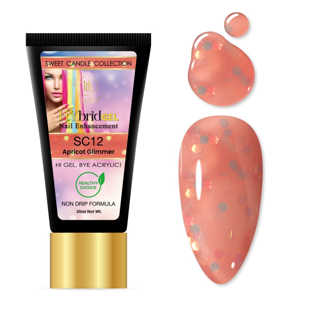 #9 SWEET CANDIE HyGEL® Box Set - (Includes: 12 x HyGEL (30ml Each), 1 x Gel Squeezer, 1 x Color Chart)