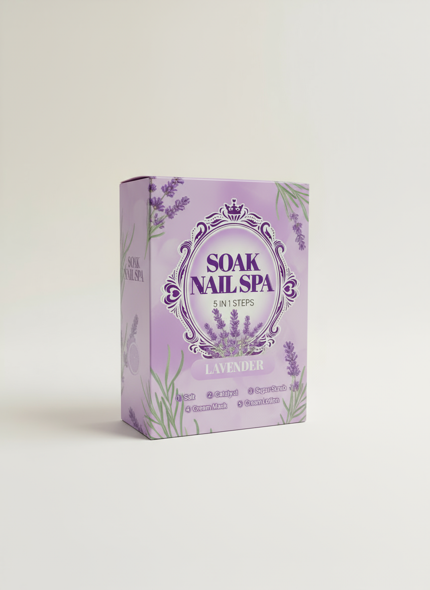 BB COLLAGEN SOAK NAIL SPA 5IN1 - LAVENDER