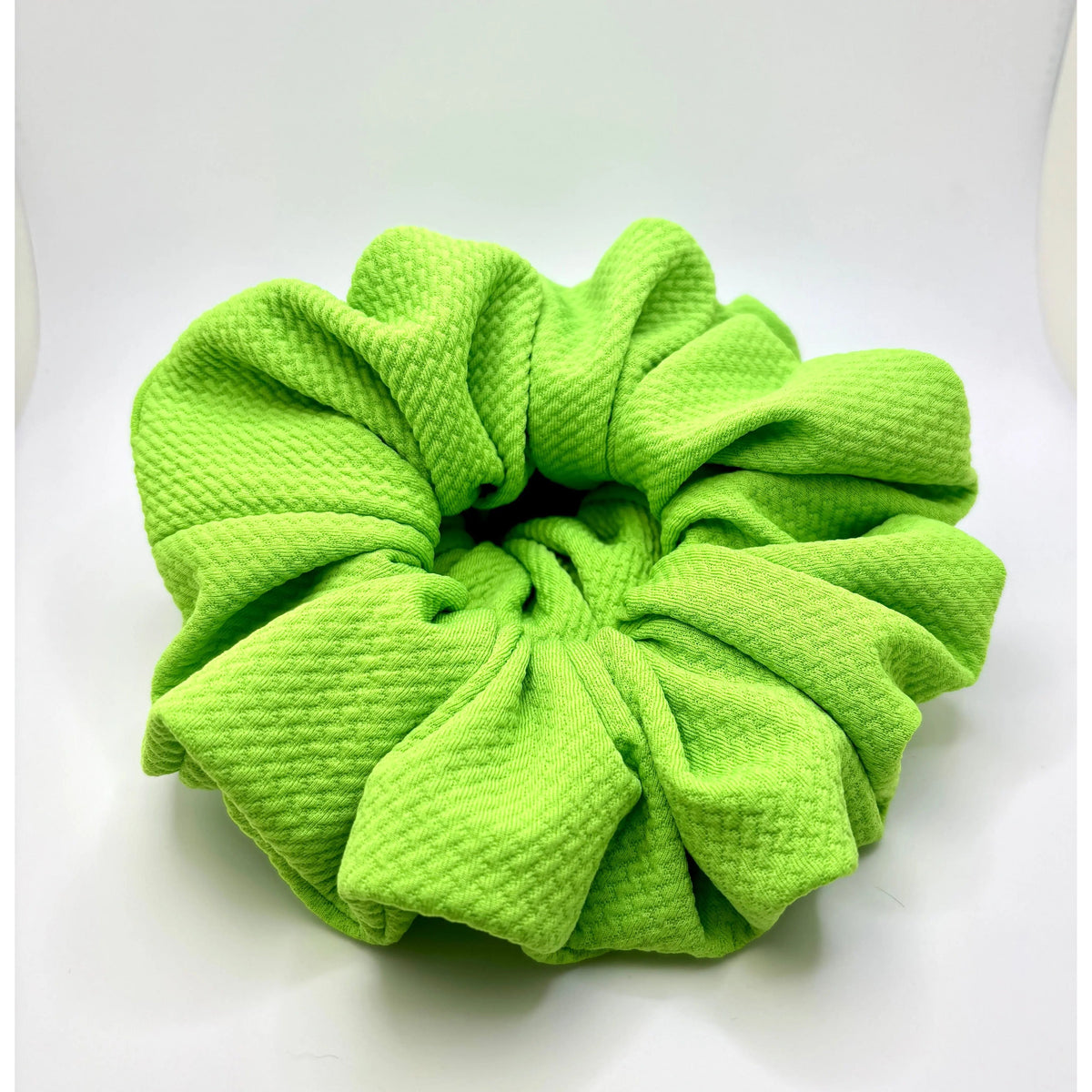 Light Green Summer Bullet Scrunchie