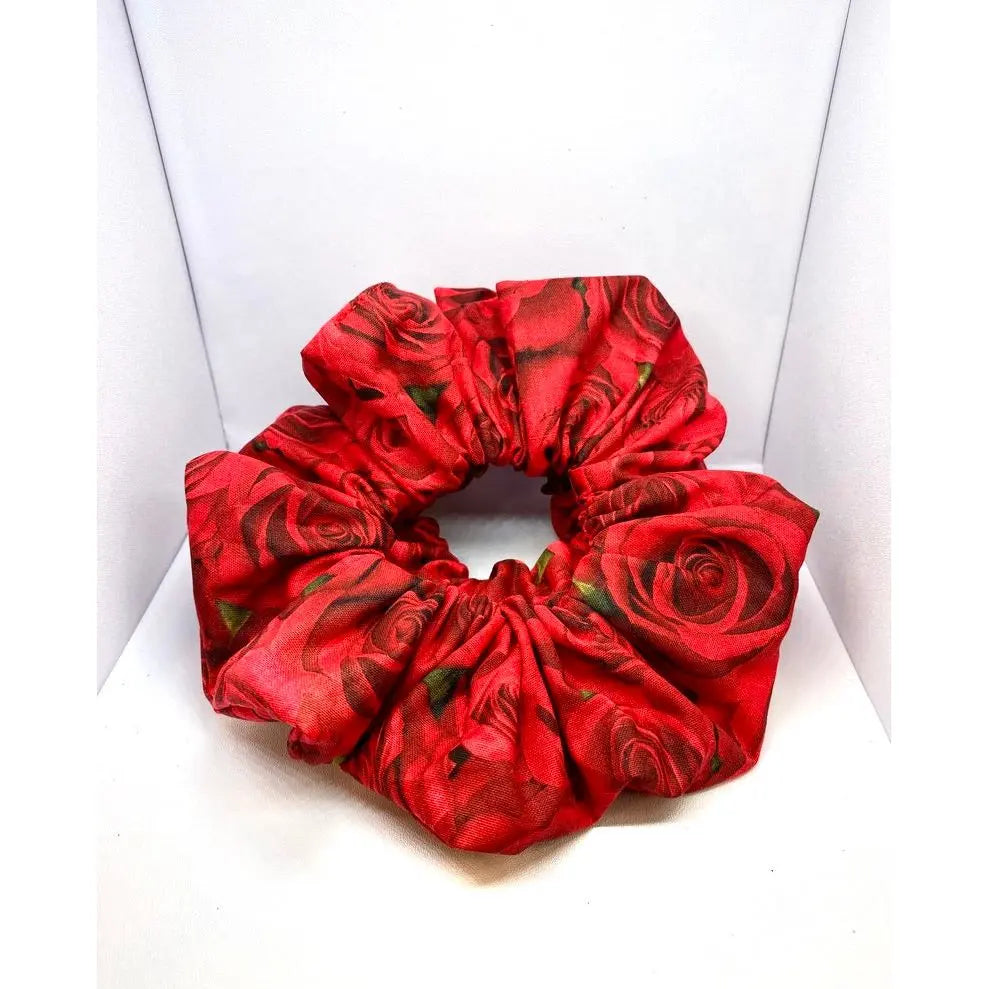 Red Roses Scrunchie