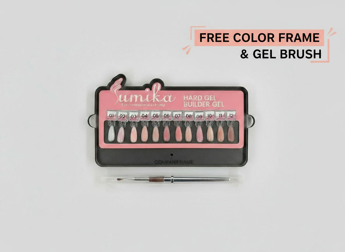 SUMIKA HARD GEL BUILDER GEL COLLECTION - SET OF 13 COLORS