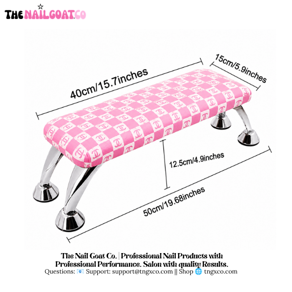 TheNailGoatCo Luxury Nail Armrests | Pink CC