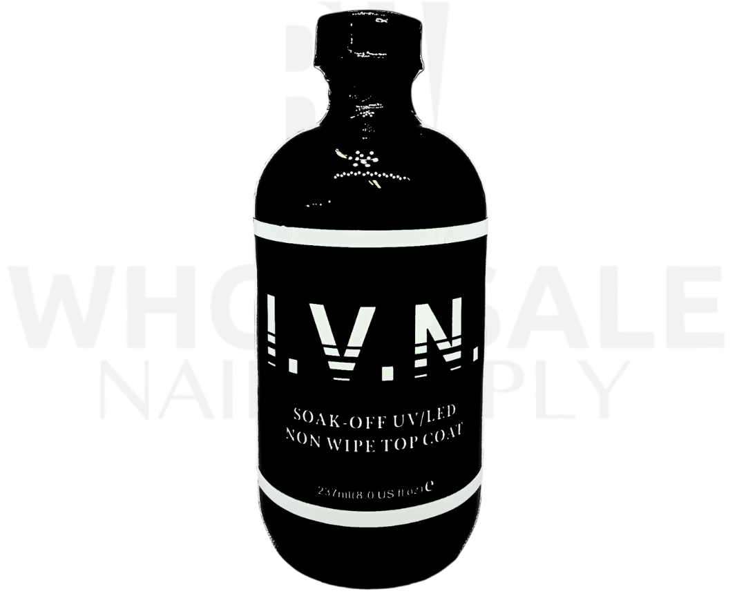 I.V.N GEL NO CLEANSE TOP COAT 8 OZ.