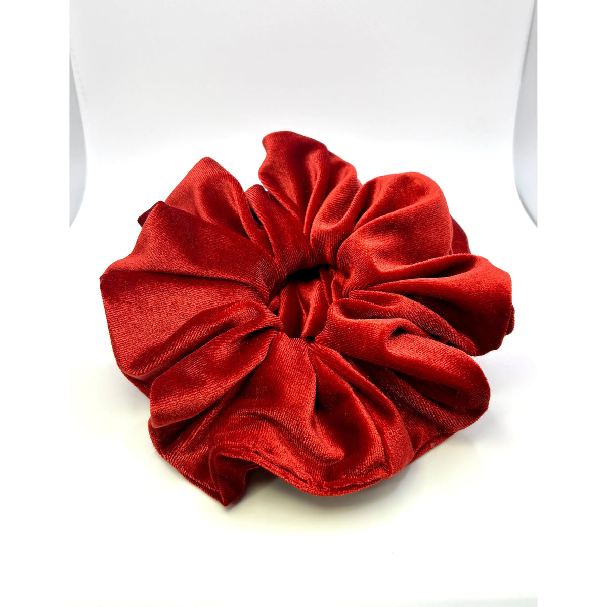 Burnt Orange Velvet Scrunchie