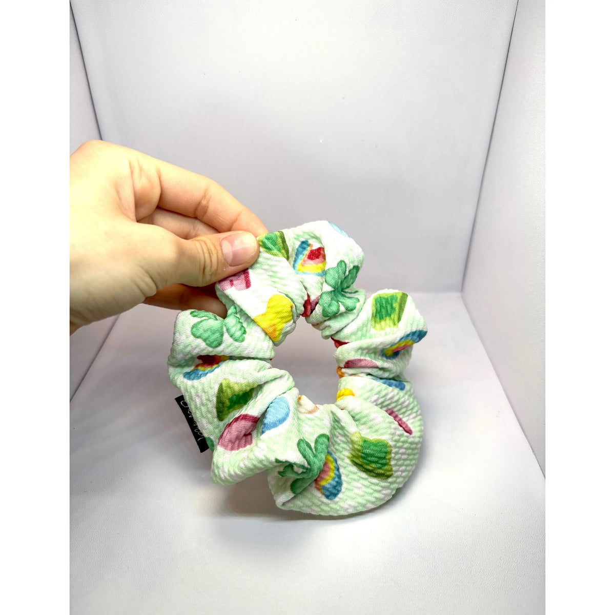Mini Lucky Charms St Patrick's Bullet Scrunchie