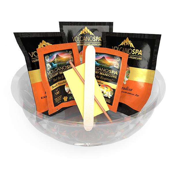 VOLCANO SPA LUXURY MANICURE IN A BOWL | BEACH PARADISE