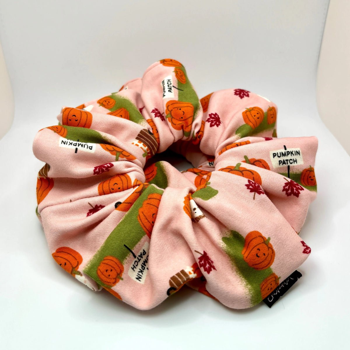 Pink Pumpkin Patch Scrunchie