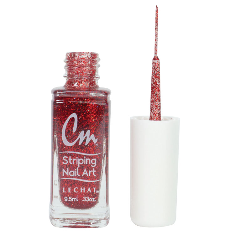 LECHAT CM NAIL ART - CM32 RED GLITTER