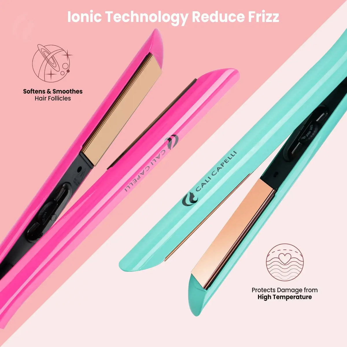 Titanium Hair Straightener Pro-Series 1″ Pink