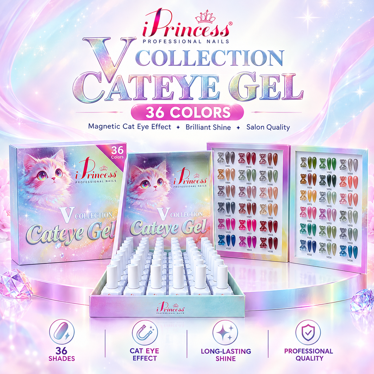 IPRINCESS CAT EYE COLLECTION V - 36 COLORS
