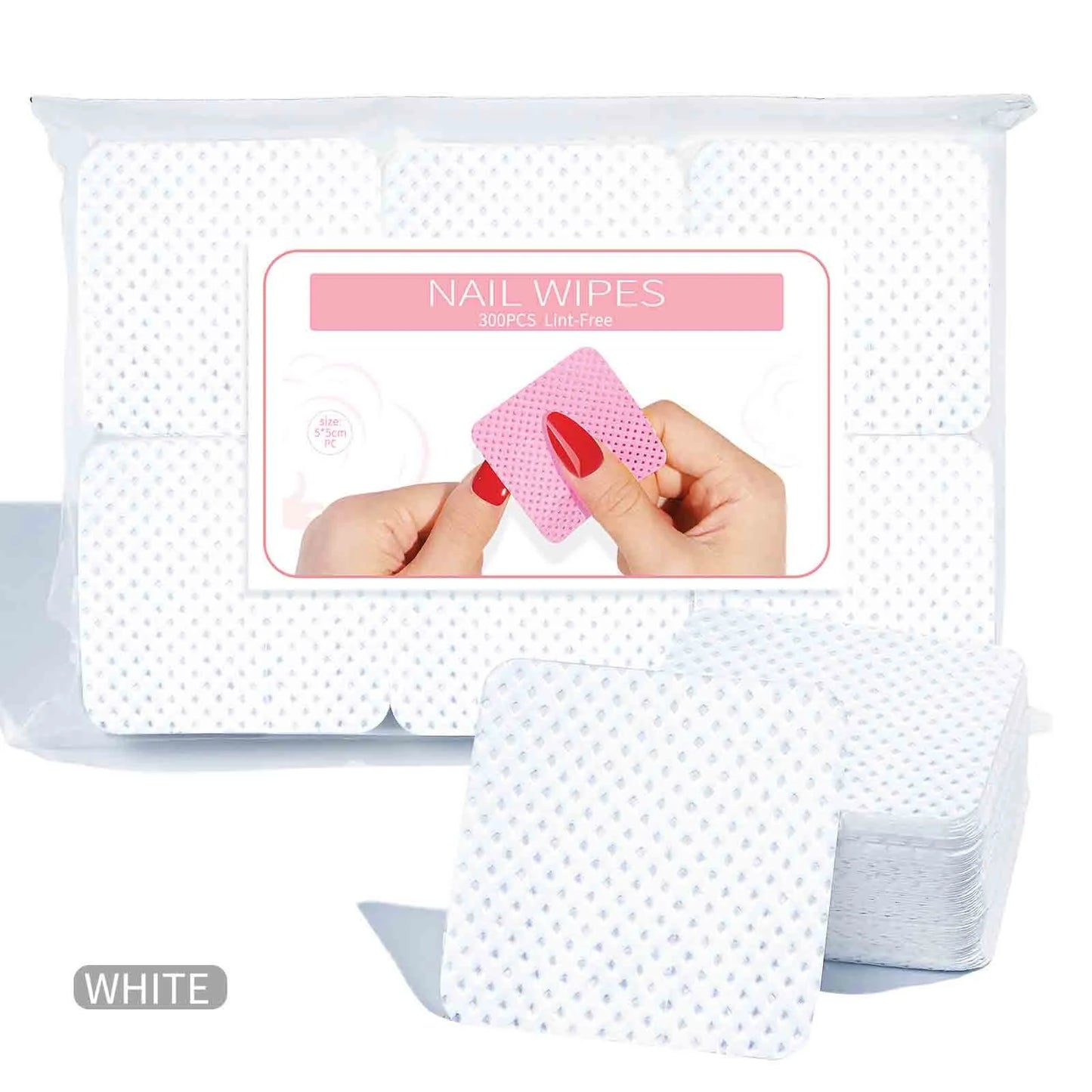 NAIL WIPES LINT FREE 300PCS