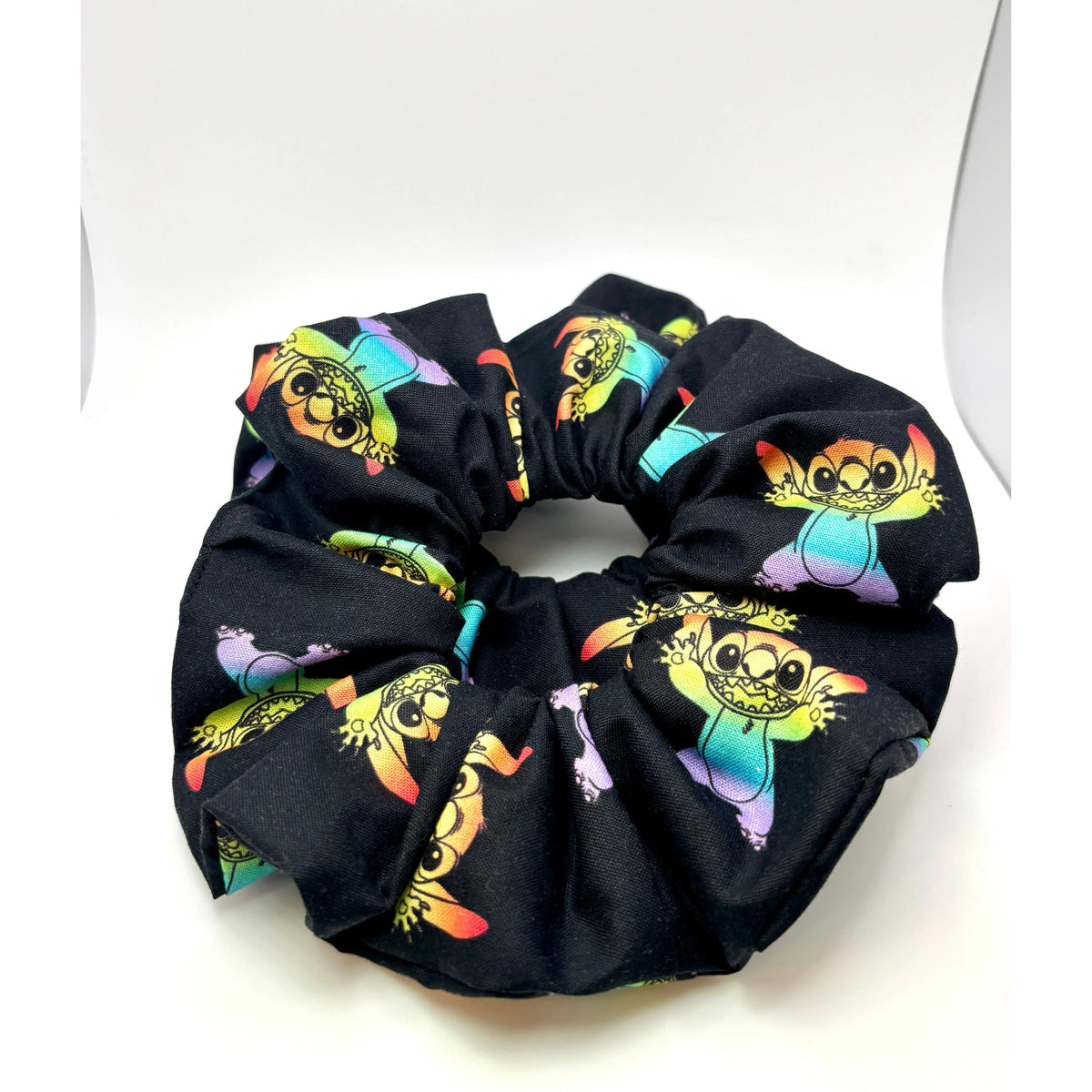 Rainbow Stitch Scrunchie