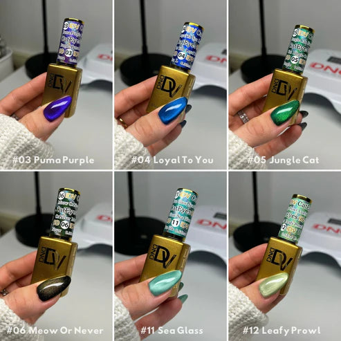 Bola de cristal DIVA 9D con forma de ojo de gato (juego de 12)