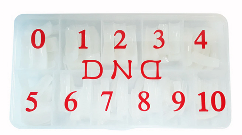 DND NATURAL NAIL TIP BOX