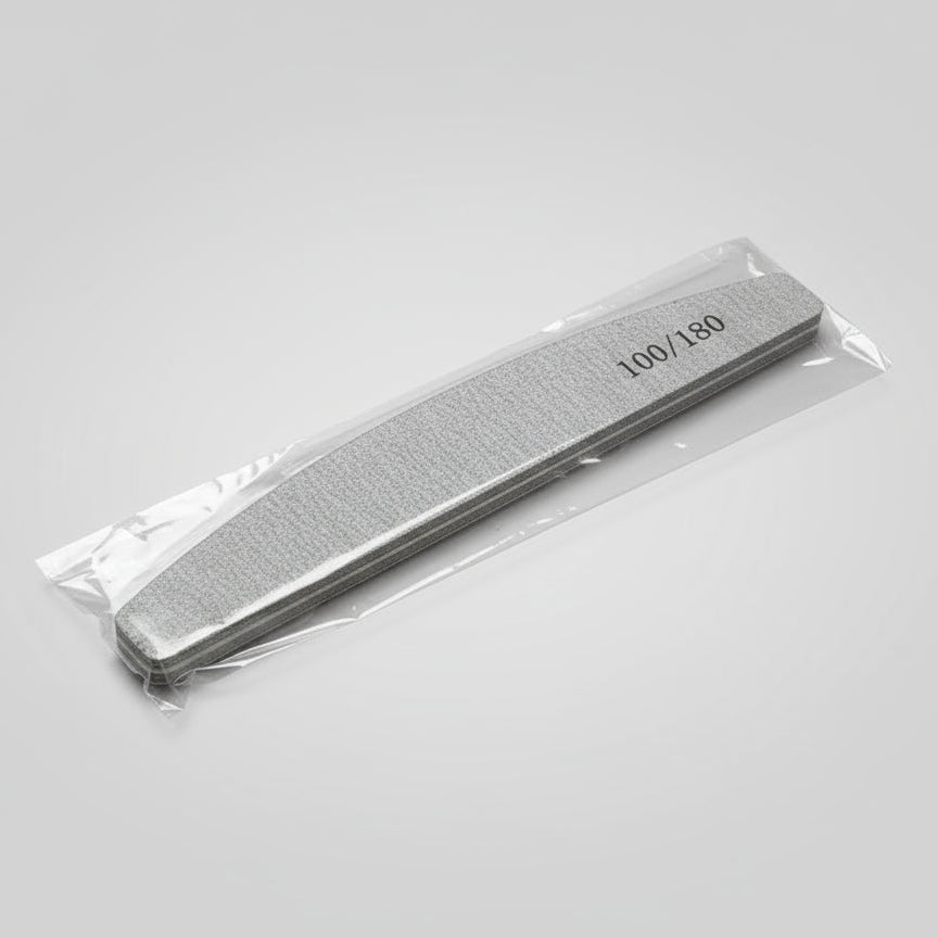 MK CURVE NAIL FILE 100/180 (2PCS/PACK)