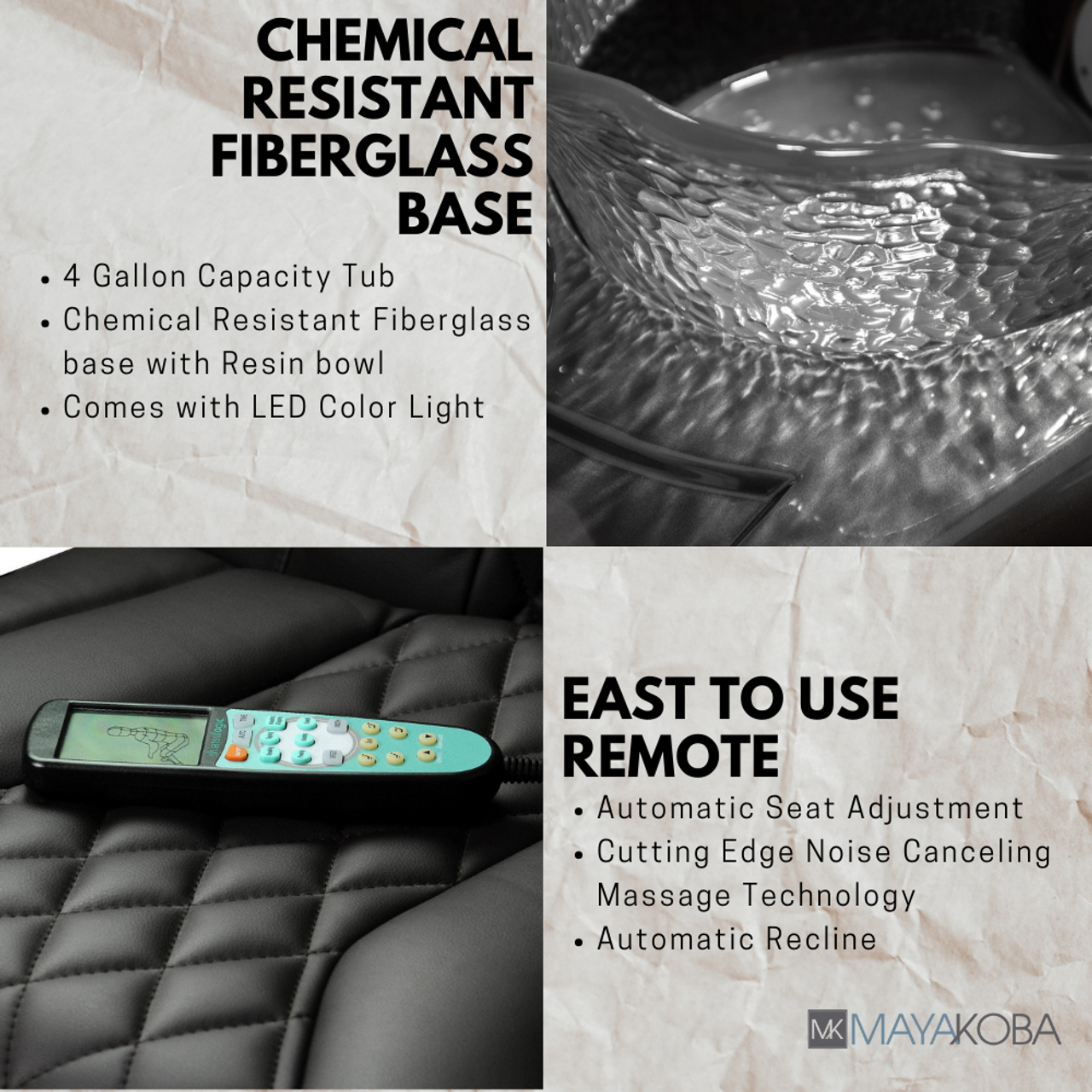 VIGGO II PEDICURE SPA WITH EX-R CHAIR